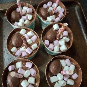 Creme Egg Hot Chocolate Stirrer