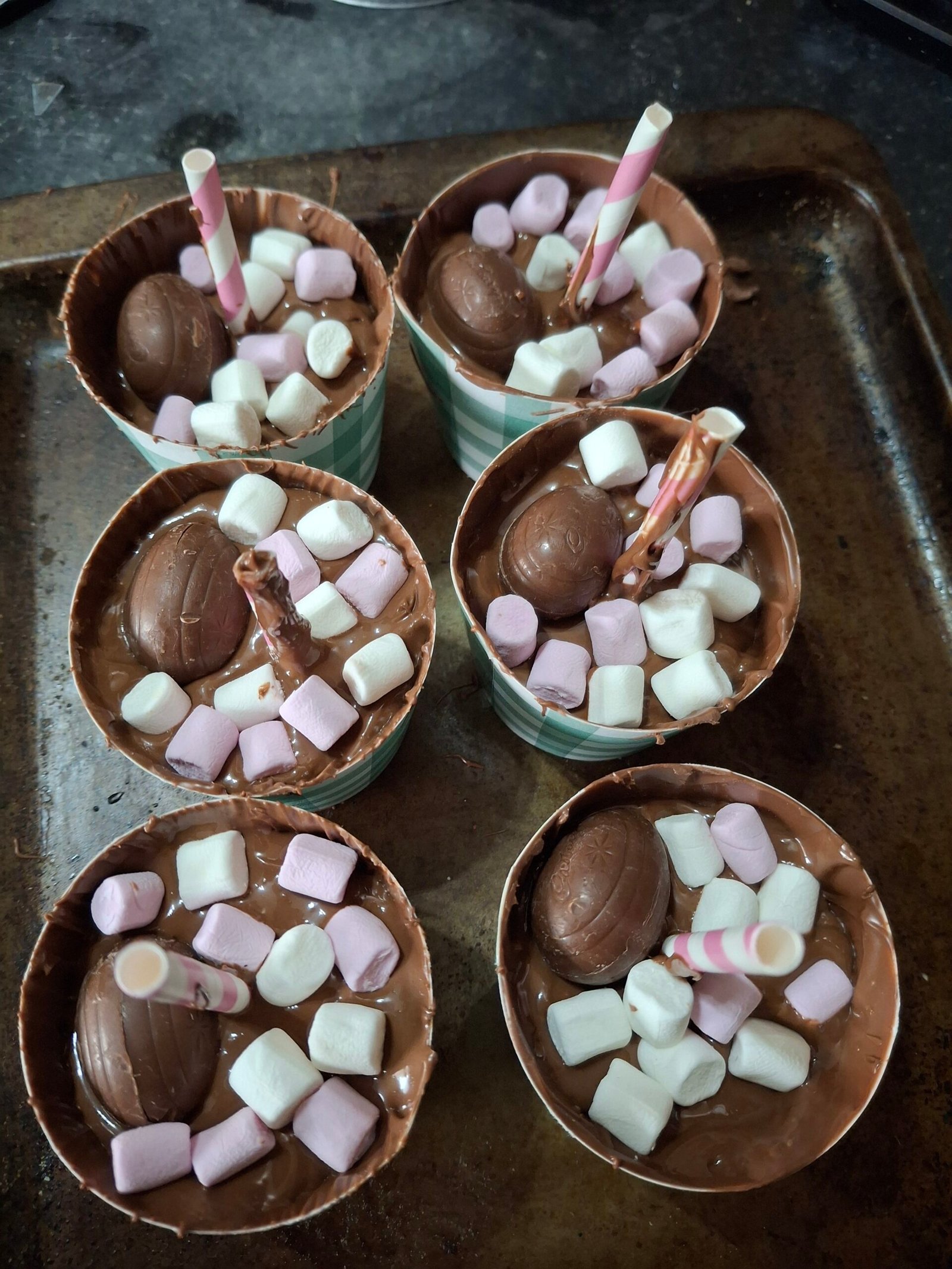 Creme Egg Hot Chocolate Stirrer